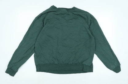 Womens UK Size 12 ASOS Green Pullover Sweatshirt