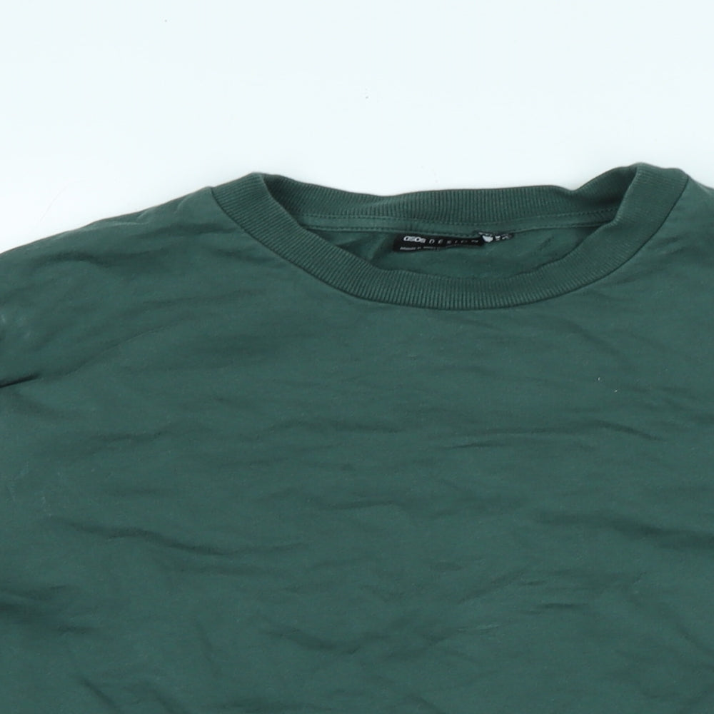 Womens UK Size 12 ASOS Green Pullover Sweatshirt