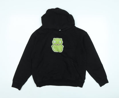 Live Lie Boys Black Polyester Pullover Hoodie Size L