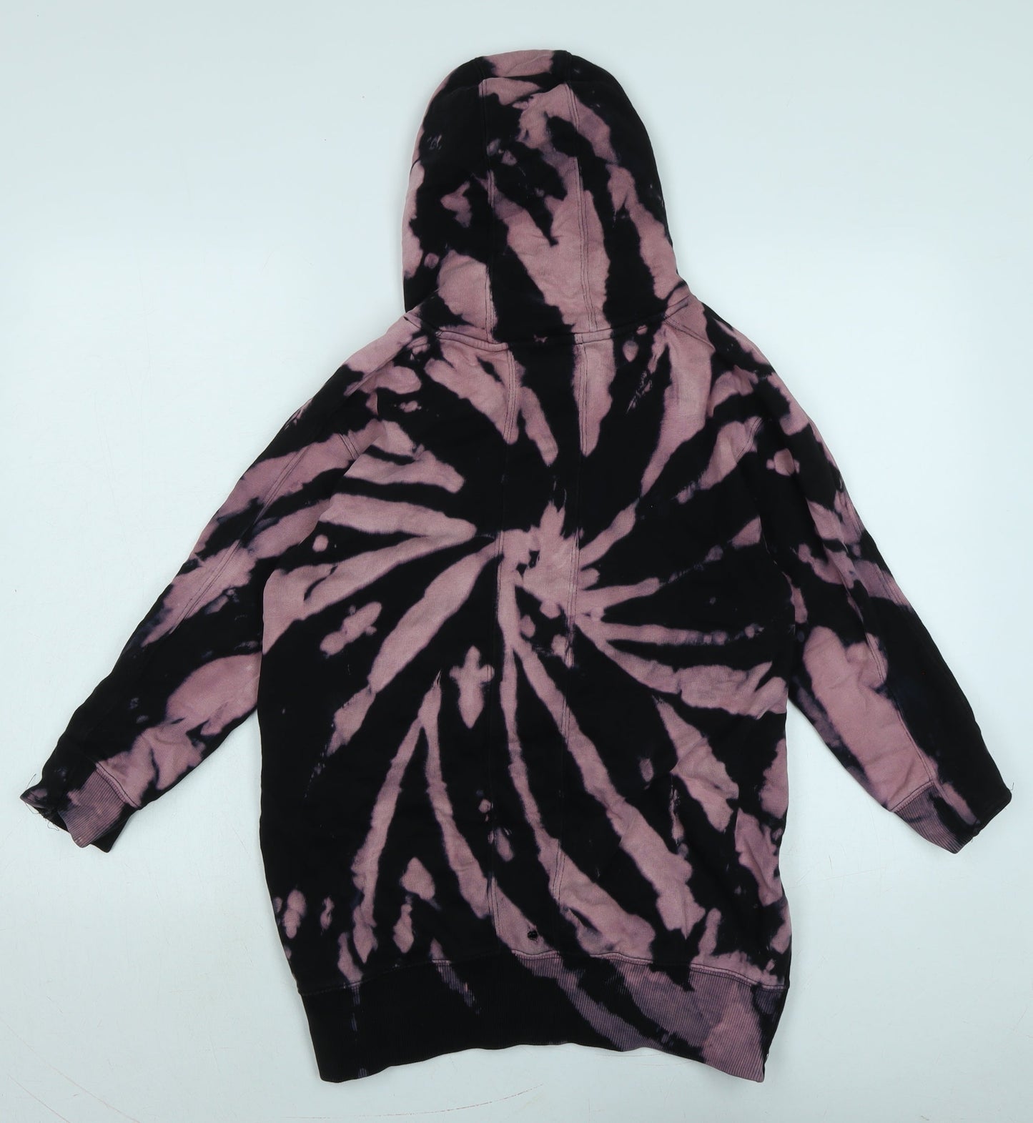 NEXT Girls Black Cotton Pullover Hoodie Size 9 Years