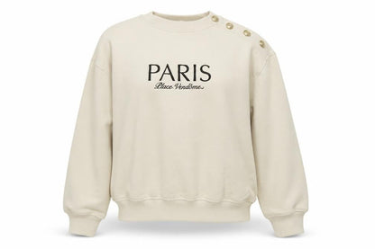 Womens UK Size S H&M Beige Pullover Sweatshirt