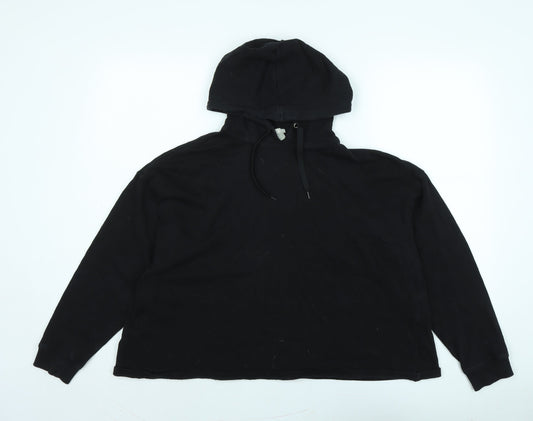 Womens UK Size 8 ASOS Black Pullover Hoodie