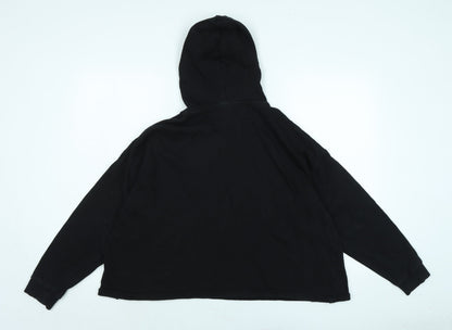 Womens UK Size 8 ASOS Black Pullover Hoodie