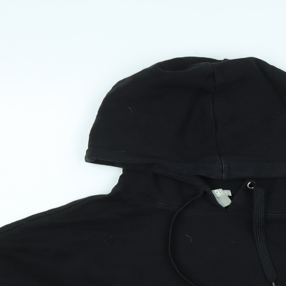 Womens UK Size 8 ASOS Black Pullover Hoodie