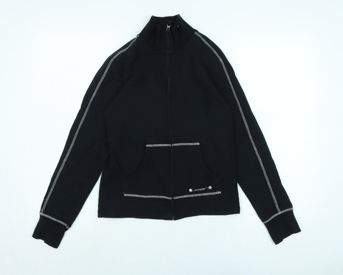 Next Sport Womens Black Jacket Size 10 Zip
