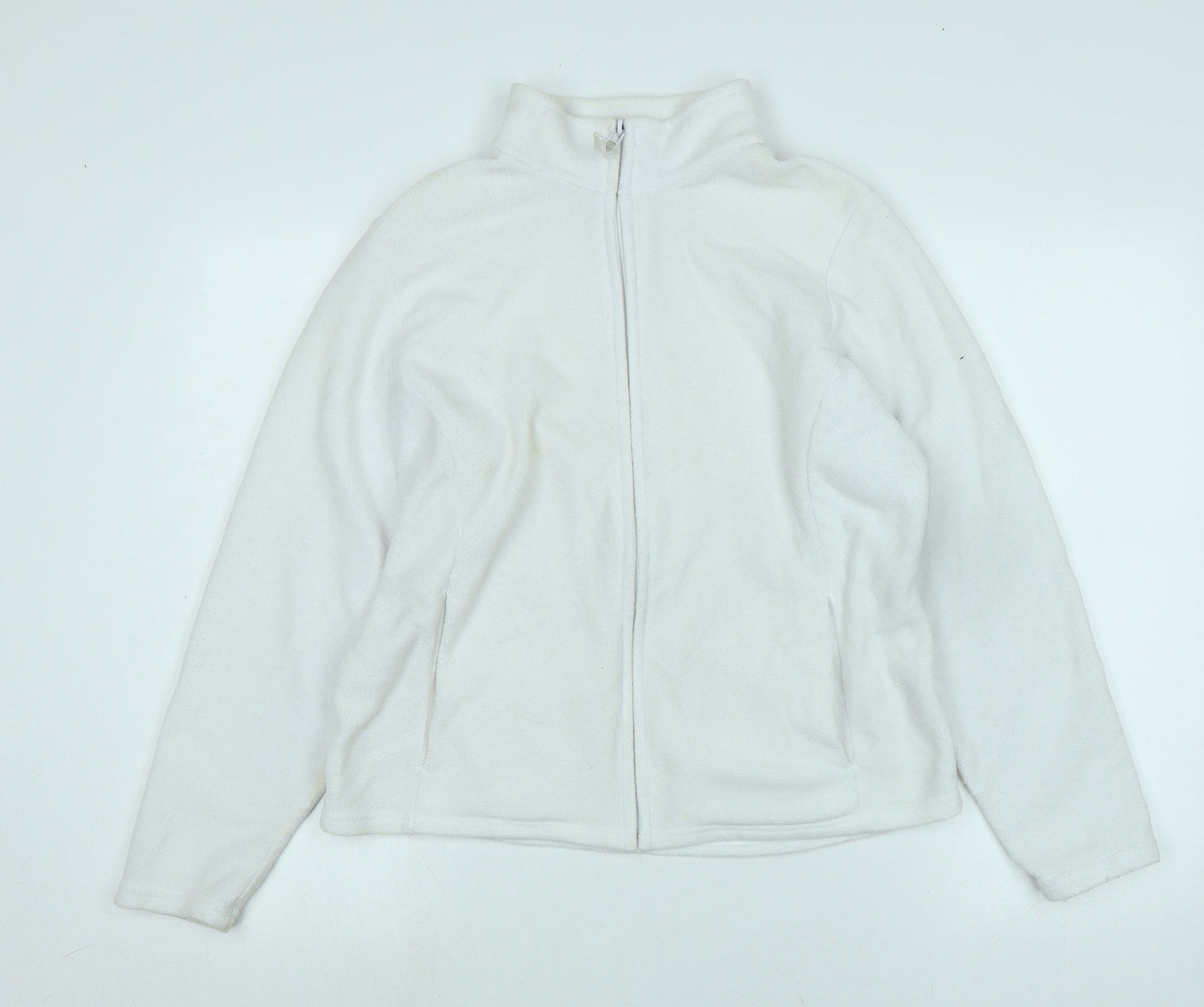 Womens UK Size 18 Marks and Spencer White Jacket