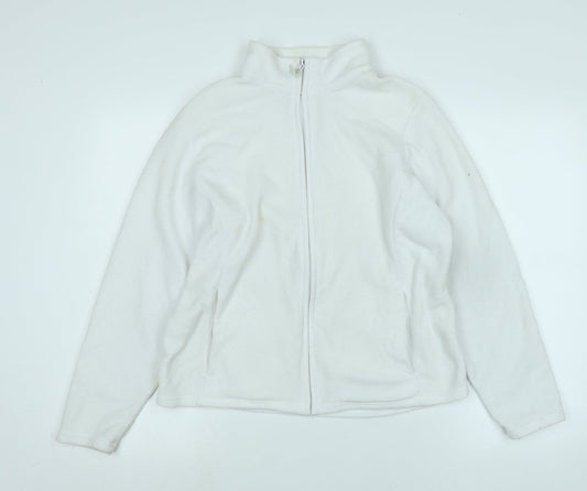 Womens UK Size 18 Marks and Spencer White Jacket