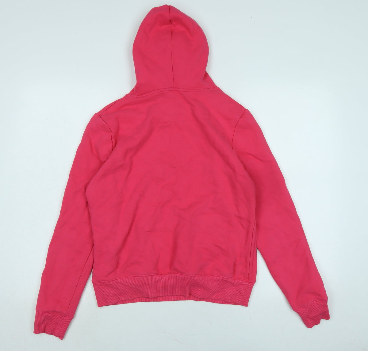 Marks & Spencer Womens Pink Polyester Pullover Hoodie Size 12