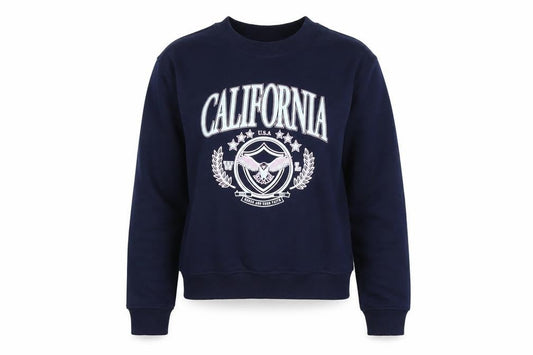Womens UK Size XS Divided Blue Pullover Sweatshirt