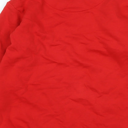 Good Move Girls Red Polyester Pullover Sweatshirt Size 10-11 Years