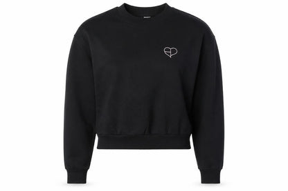 Womens UK Size XS Divided Black Pullover Sweatshirt