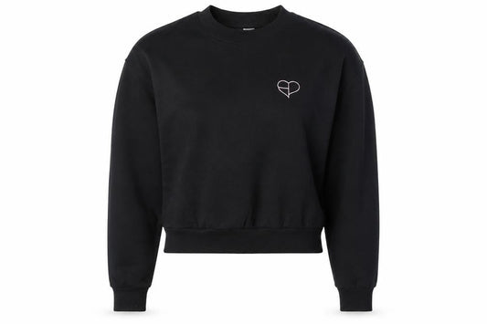 Womens UK Size XS Divided Black Pullover Sweatshirt