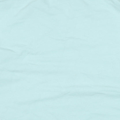Zara Womens Green Cotton Pullover Sweatshirt Size M