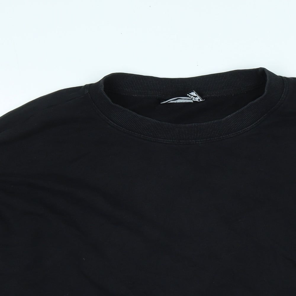Womens UK Size 12 ASOS Black Pullover Sweatshirt