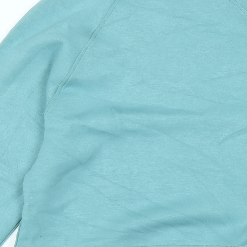 Good Move Womens Green Viscose Pullover Sweatshirt Size 8