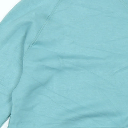 Good Move Womens Green Viscose Pullover Sweatshirt Size 8