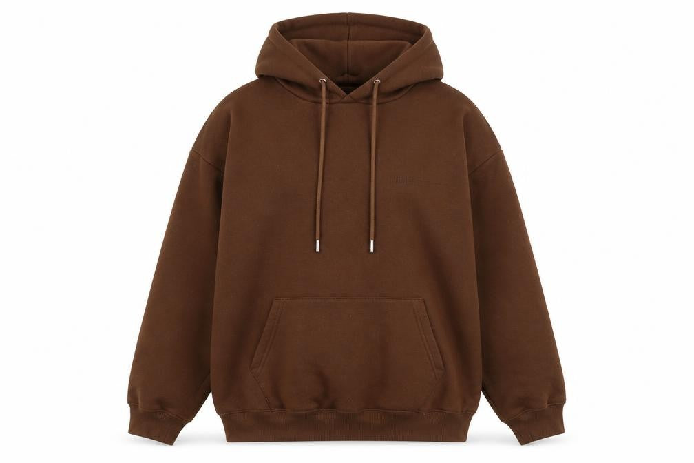 Womens UK Size S Boohoo Brown Pullover Hoodie
