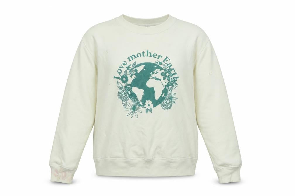 Marks & Spencer Womens Ivory Polyester Pullover Sweatshirt Size 14