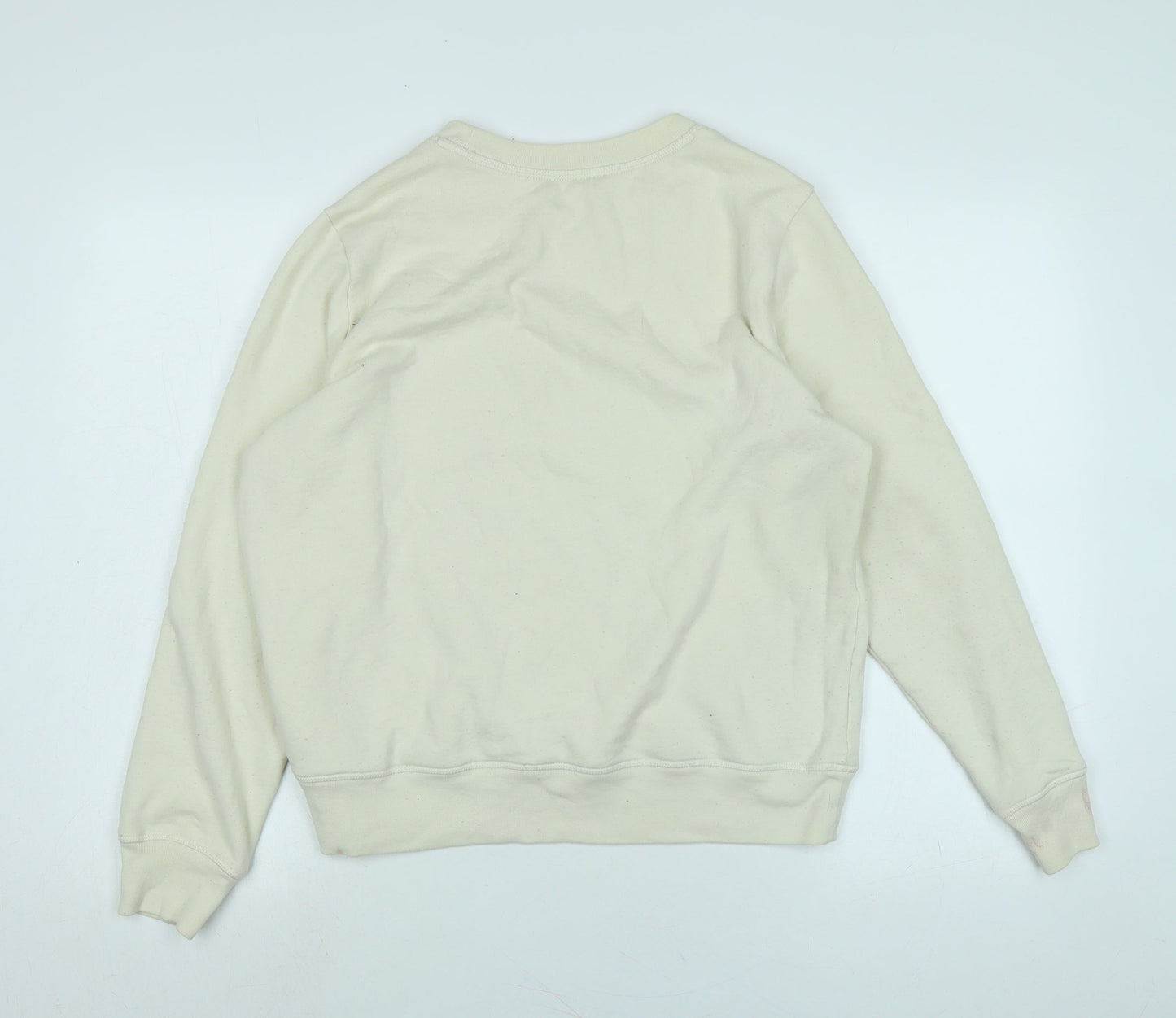 Womens UK Size 14 Marks and Spencer Ivory Pullover Sweatshirt