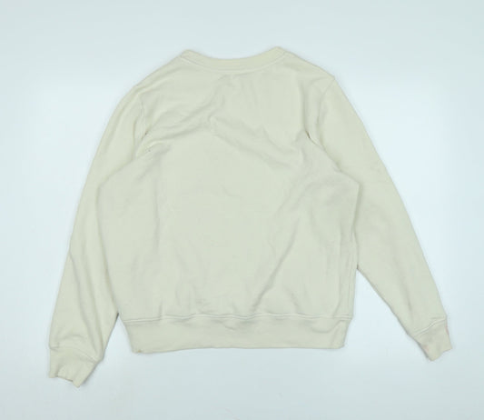 Womens UK Size 14 Marks and Spencer Ivory Pullover Sweatshirt