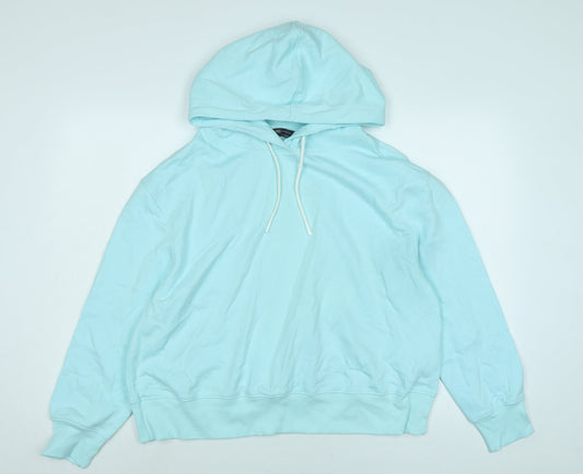 Womens UK Size 14 Marks and Spencer Green Pullover Hoodie
