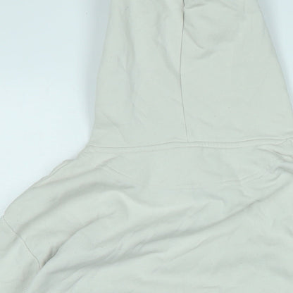H&M Womens Beige Polyester Pullover Hoodie Size S
