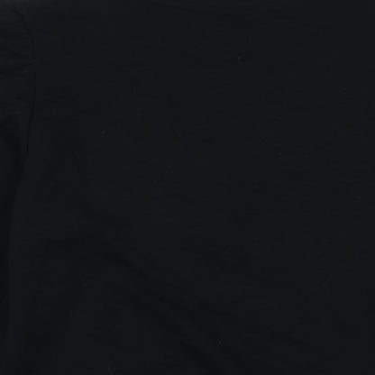 Divided Womens Black Polyester Pullover Sweatshirt Size M