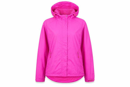 Zakiti Womens Pink Rain Coat Jacket Size 12 Zip