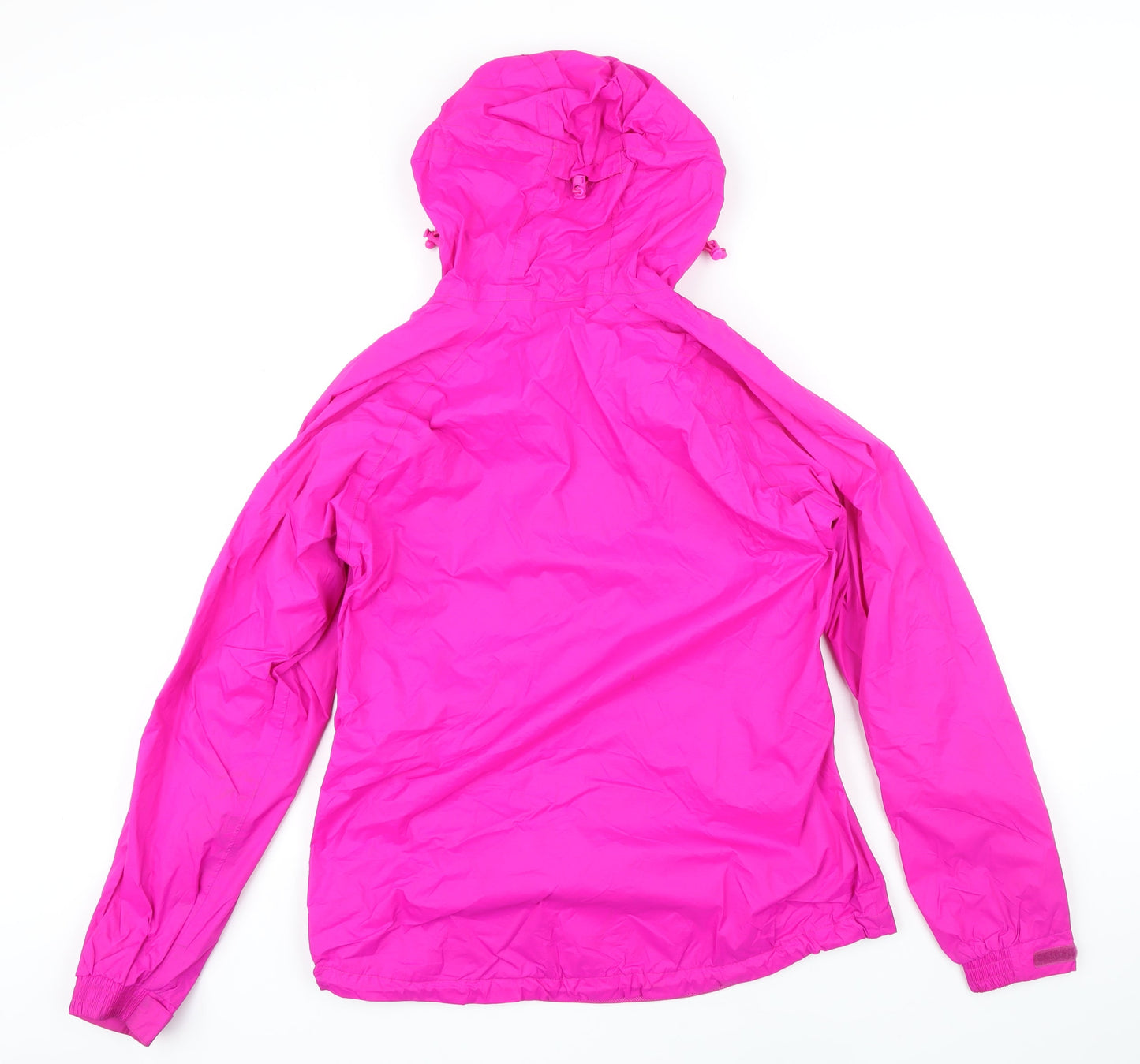 Zakiti Womens Pink Rain Coat Jacket Size 12 Zip