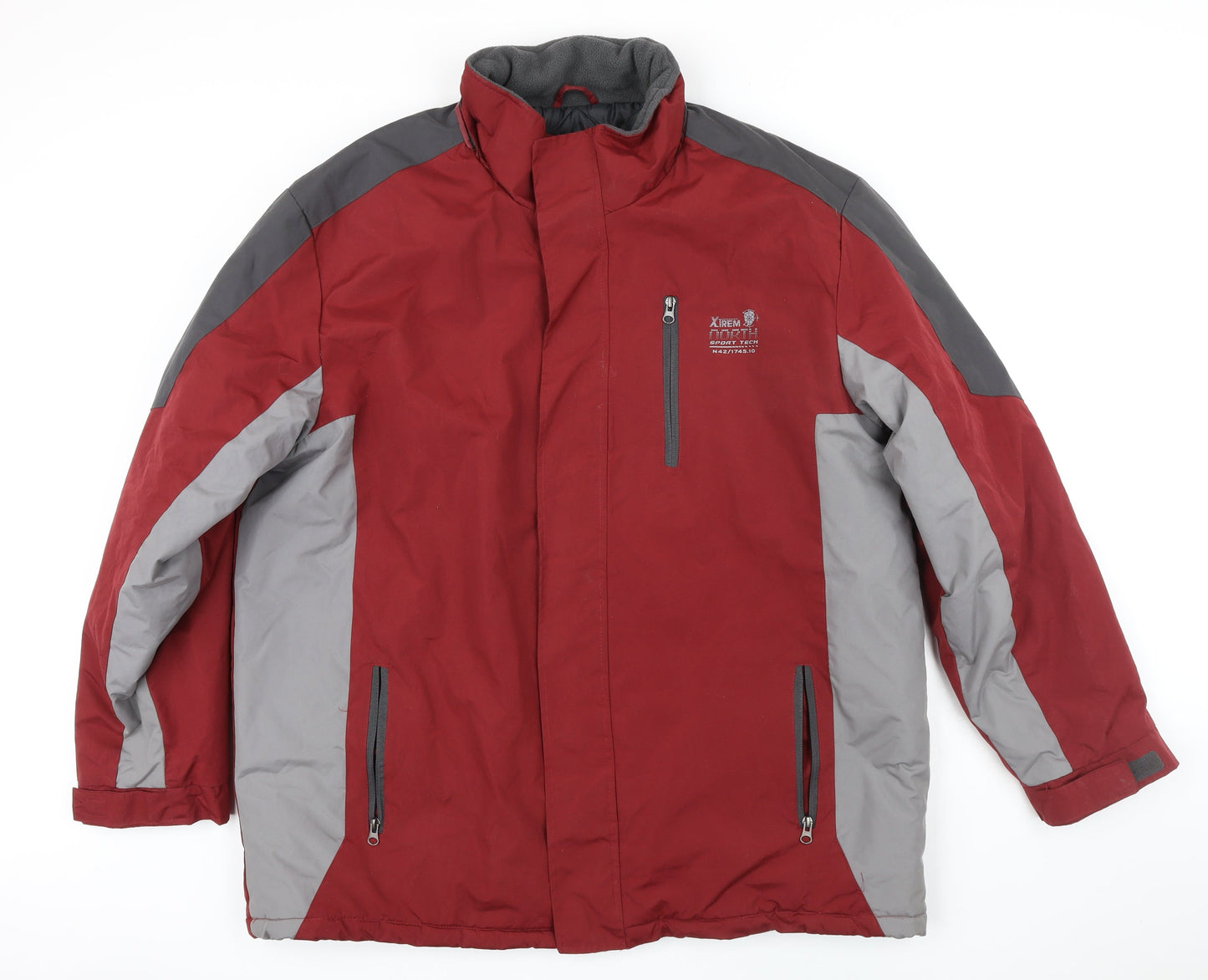 Atlas for men Mens Red Jacket Coat Size XL Zip