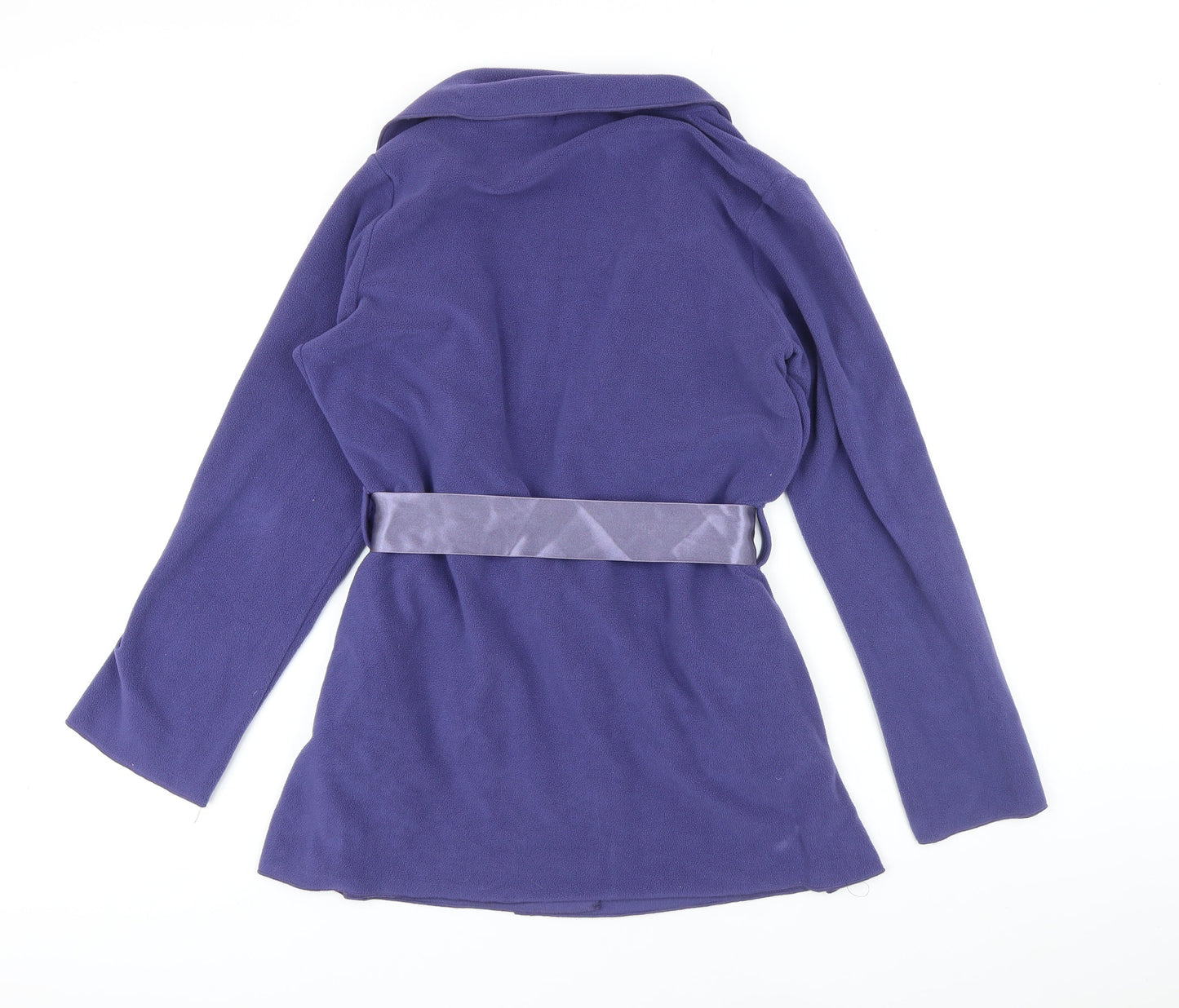 PRINCESSE TAM TAM Womens Purple Jacket Blazer Size 12 Tie