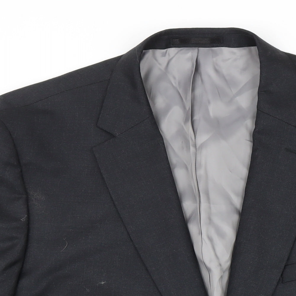 Mens UK Size 50 Samuel Slater Regular Grey Suit Jacket