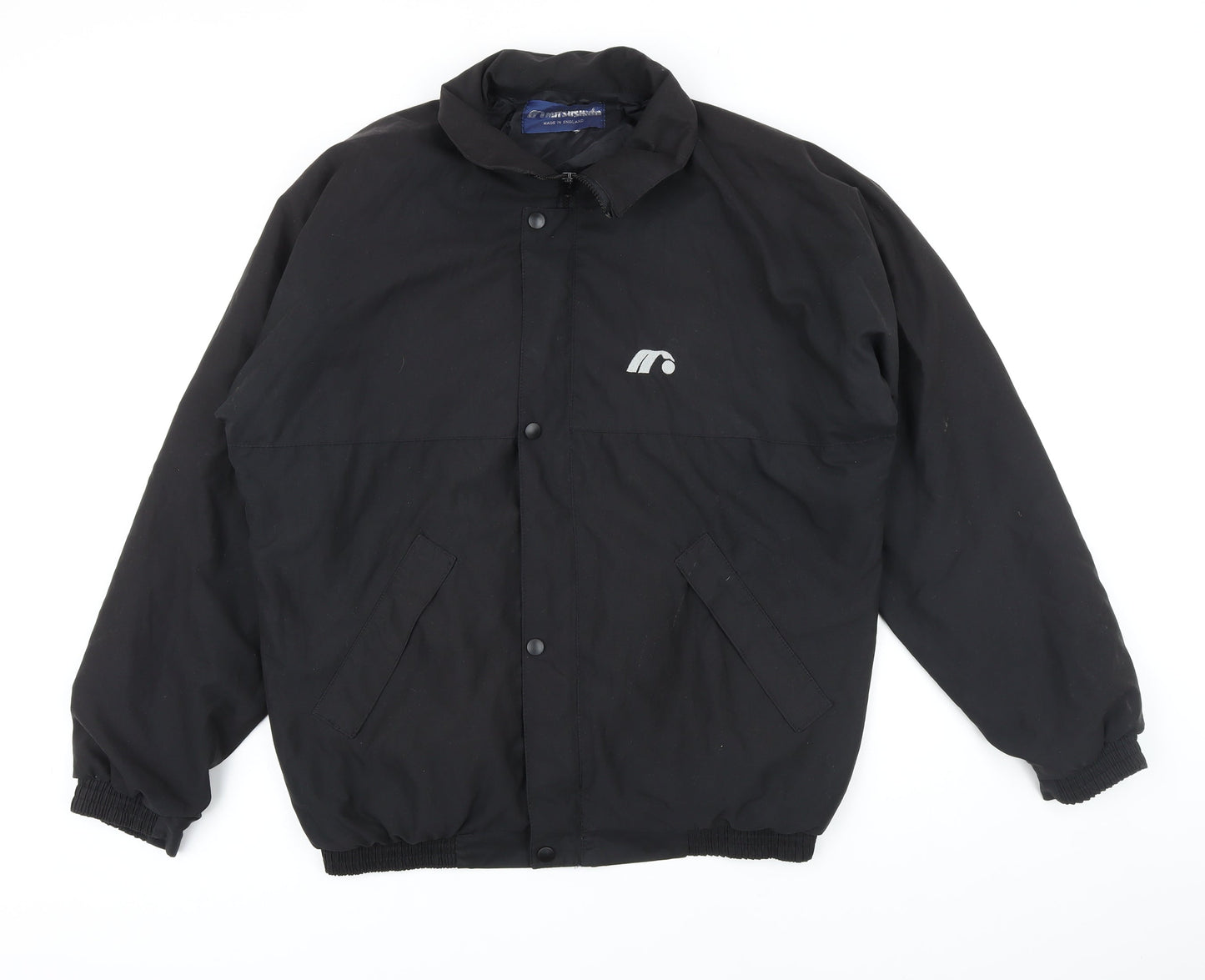 Mens UK Size L Mitsushiba Black Bomber Jacket