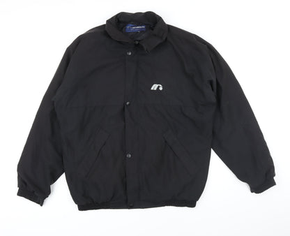 Mens UK Size L Mitsushiba Black Bomber Jacket