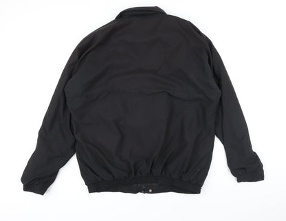 Mens UK Size L Mitsushiba Black Bomber Jacket