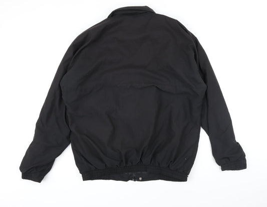 Mens UK Size L Mitsushiba Black Bomber Jacket