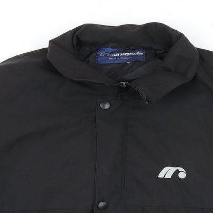 Mens UK Size L Mitsushiba Black Bomber Jacket