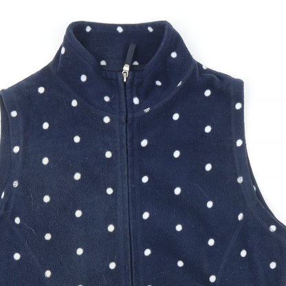 Womens UK Size S Isle Blue Gilet