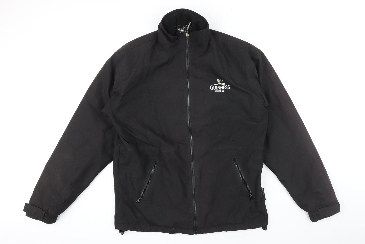 Mens UK Size L Gunniess Black Jacket