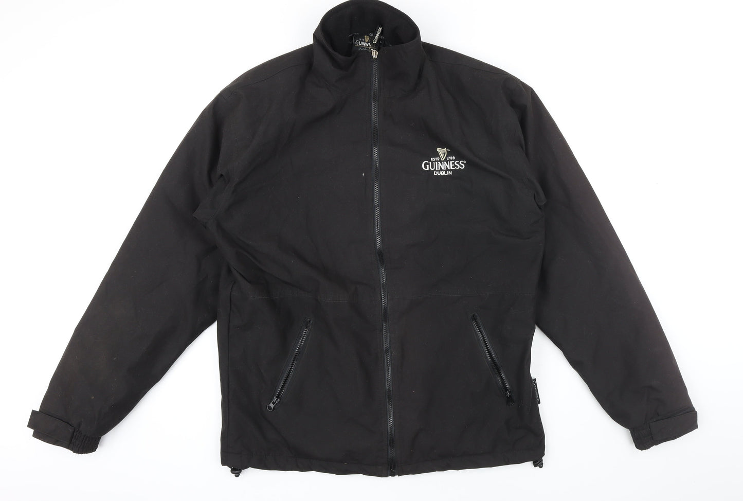 Mens UK Size L Gunniess Black Jacket
