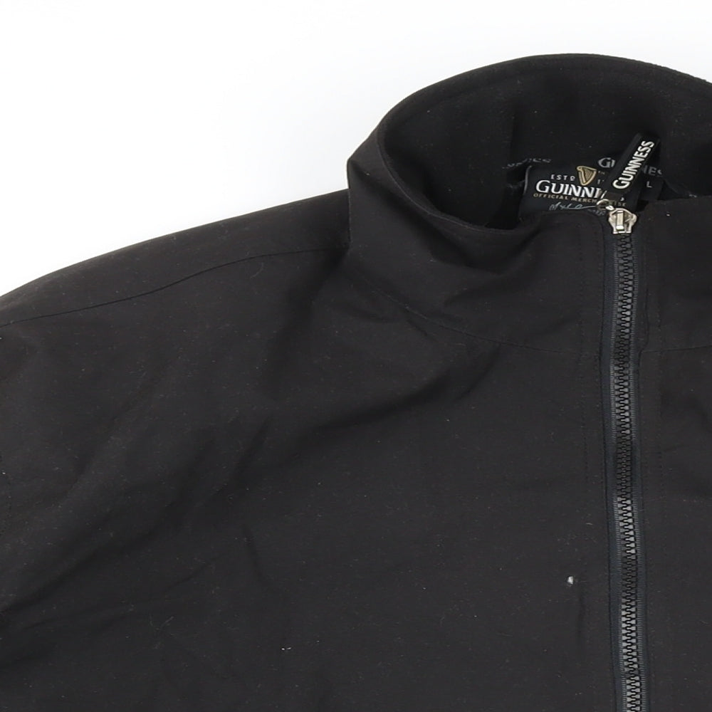 Mens UK Size L Gunniess Black Jacket