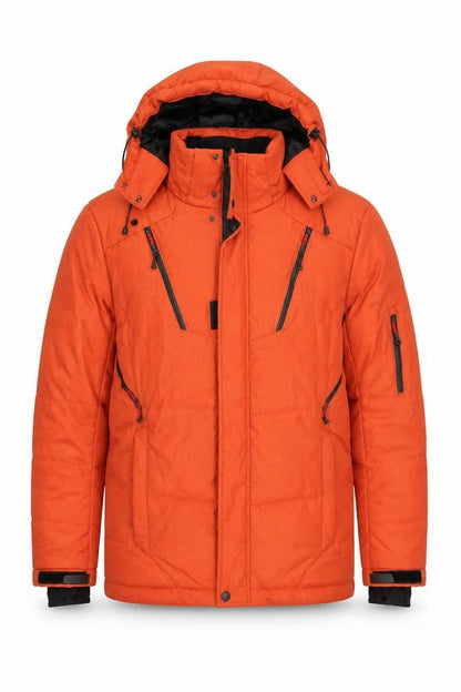 Mens UK Size L Down Fkow Orange Jacket