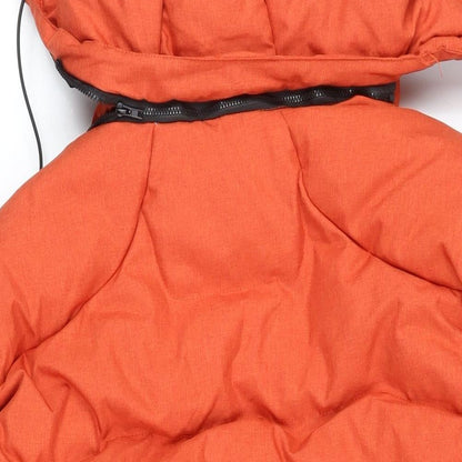 Mens UK Size L Down Fkow Orange Jacket