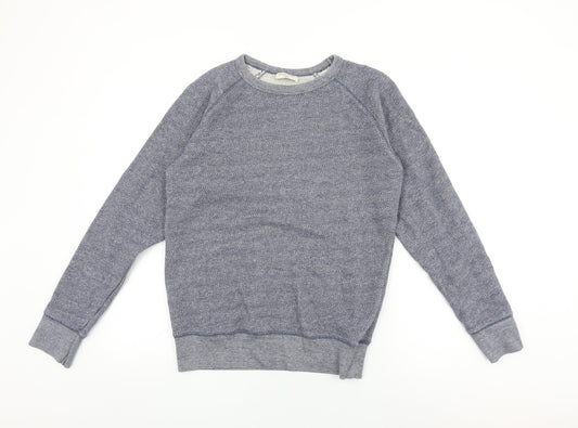 Mens UK Size M Selected Homme Blue Pullover Sweatshirt