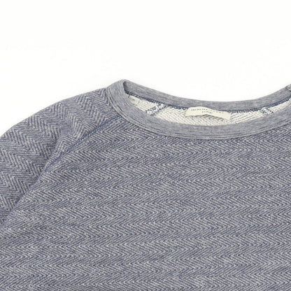 Mens UK Size M Selected Homme Blue Pullover Sweatshirt