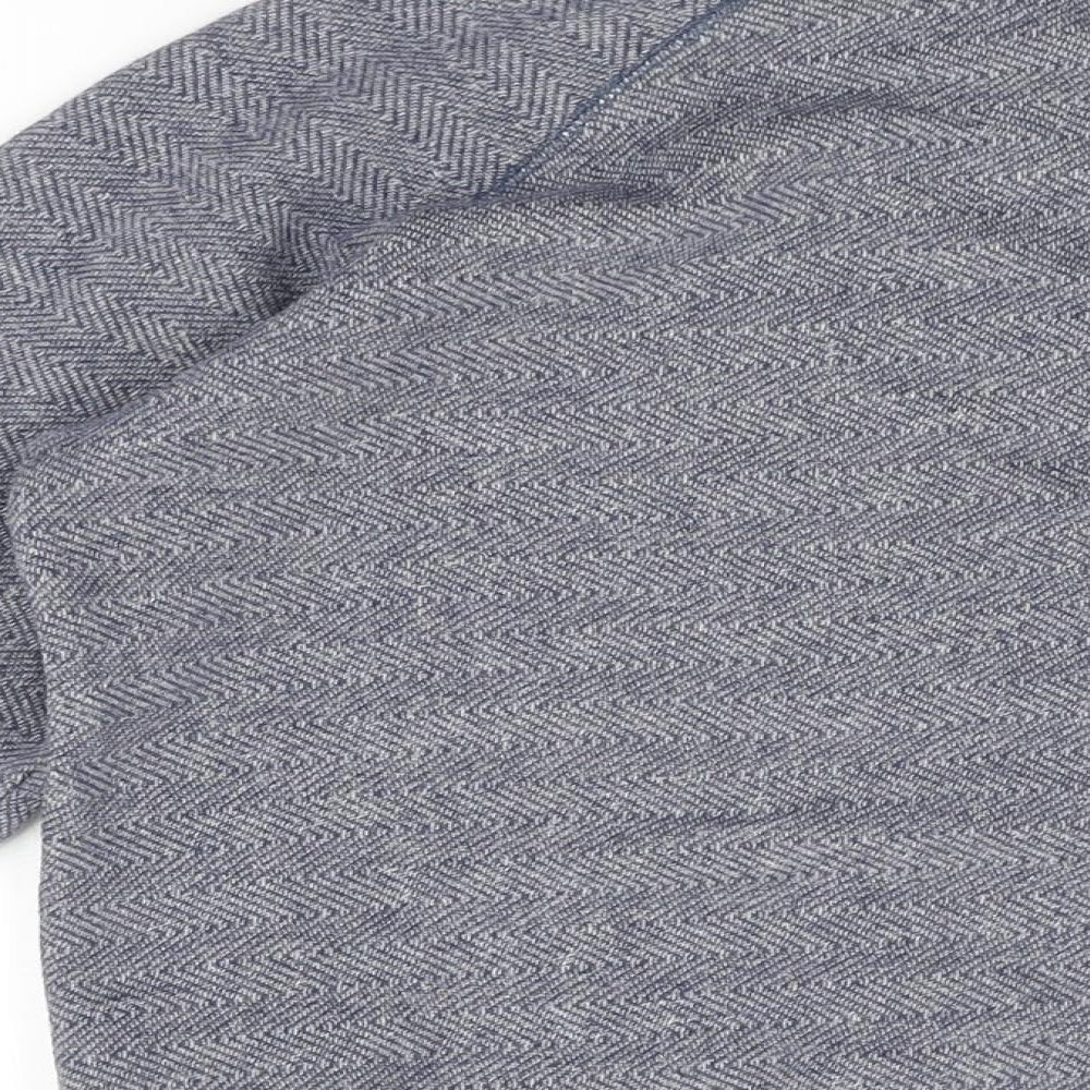 Mens UK Size M Selected Homme Blue Pullover Sweatshirt