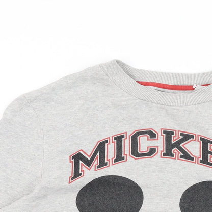 Womens UK Size S Disney Grey Pullover Sweatshirt