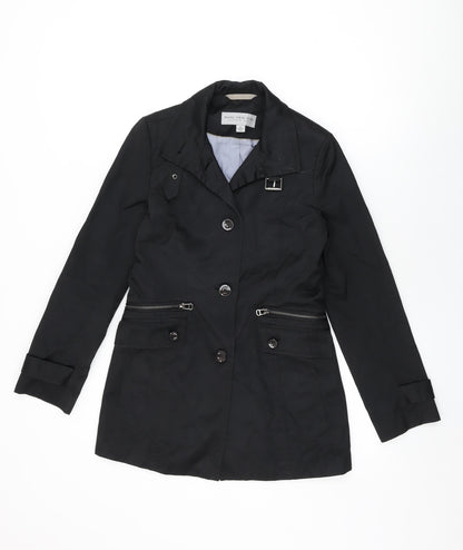 Womens UK Size XS Marc New York Black Overcoat