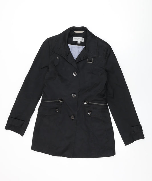 Womens UK Size XS Marc New York Black Overcoat