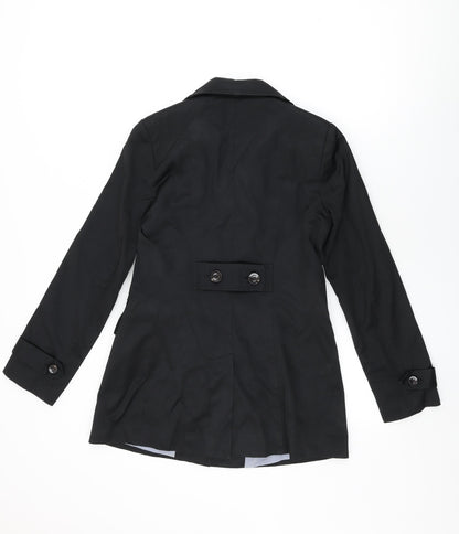 Womens UK Size XS Marc New York Black Overcoat